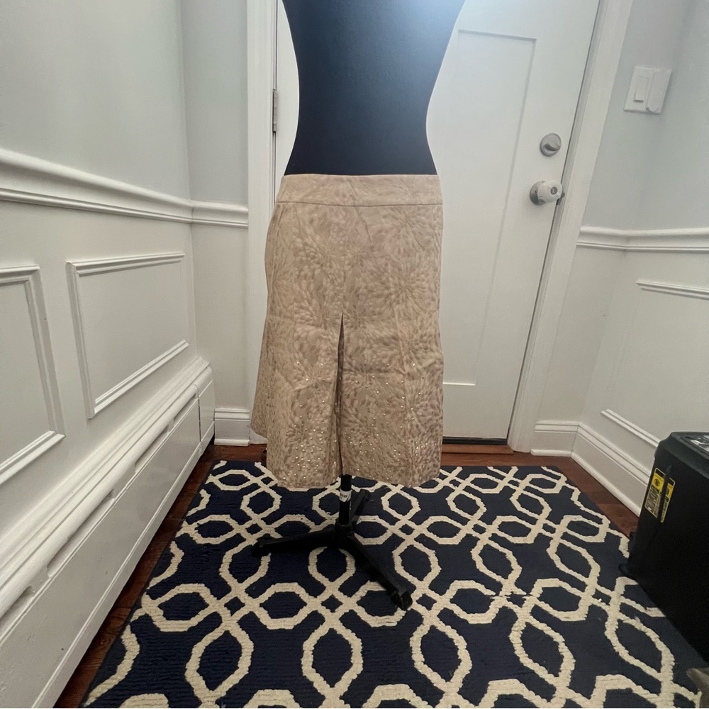 Ann Taylor Cream Skirt